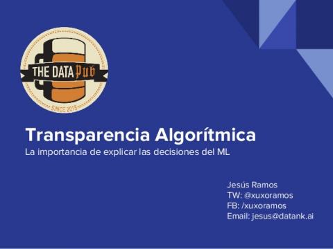 Algorithmic transparency